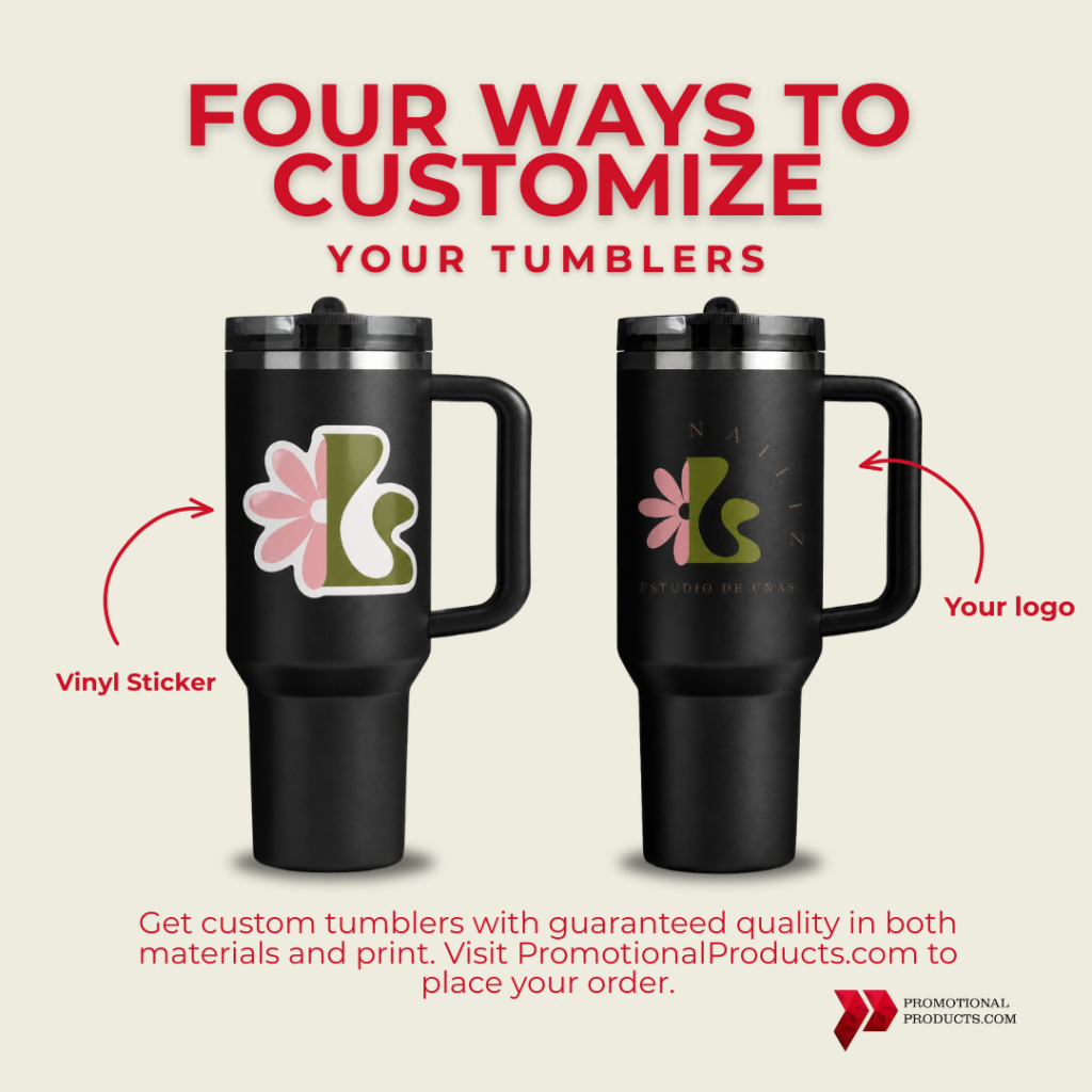 Discover four popular ways to customize your tumbler, including metal engraving, screen printing, UV printing, and vinyl stickers.