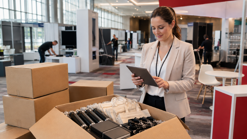 PromotionalProducts.ca for conference promo guarantees on-time, as-ordered delivery for conferences—or your purchase is refunded.