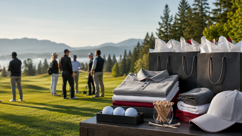 Corporate Golf Tournament Merchandies in Canada | On-Time