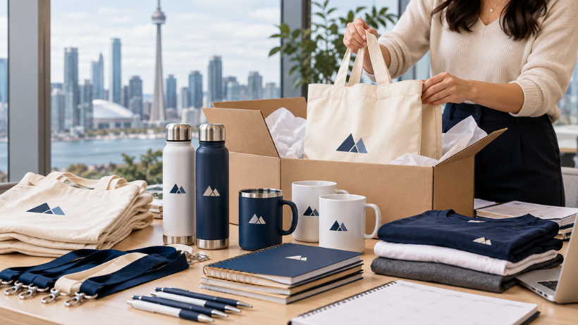 Order custom promotional products in Toronto with fast delivery. Explore event giveaways, branded merchandise, and tips for meeting deadlines.